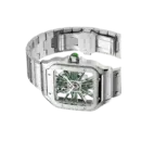 Santos de Cartier Large Skeleton/Green