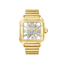 Santos de Cartier Large Skeleton Yellow Gold