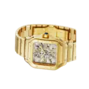 Santos de Cartier Large Skeleton Yellow Gold