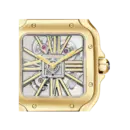 Santos de Cartier Large Skeleton Yellow Gold