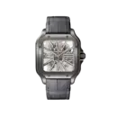 Santos de Cartier Large Skeleton Black ADLC