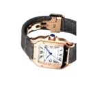 Santos de Cartier Medium Automatic Gold Watch