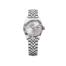 Rolex Lady-Datejust 28, Oystersteel and 18k White Gold, Ref#279174-0021
