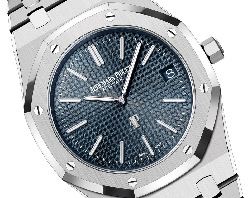 Audemars Piguet Royal Oak “JUMBO” EXTRA-THIN “50TH ANNIVERSARY” Ref# 16202ST.OO.1240ST.01 - Image 2