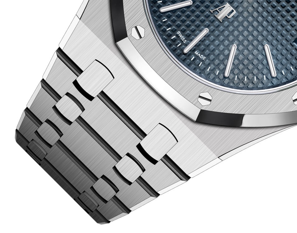 Audemars Piguet Royal Oak “JUMBO” EXTRA-THIN “50TH ANNIVERSARY” Ref# 16202ST.OO.1240ST.01 - Image 4