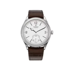 1908 Rolex 39 mm, 18 kt white gold, polished finish Reference m52509-0006