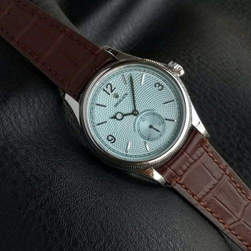 1908 Rolex 39 mm, platinum, polished finish Reference m52506-0002 - Image 5