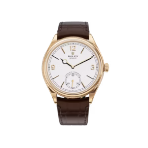 1908 Rolex 39 mm, 18 kt yellow gold, polished finish Reference m52508-0008